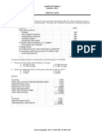 Auditing Problems Summer 2011: Problem 1