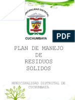 Plan de Manejo de Residuos Solidos