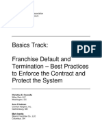 Basics Track Franchise Default and Termination