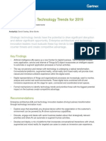 Top 10 Strategic Technology Trends For 2019