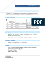 Career Objective:: Sr. No Examination University/Board Year of Passing Percentage