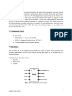 Tezpur University: Fig 1: Pin Configuration of 555 Timer