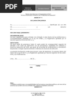 ANEXO 4 Declaración Jurada de No Tener Antecedentes Penales