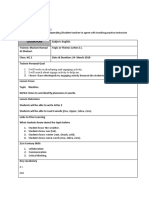 Section E: Appendices Appendix 1: Lesson Plan