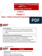 Chapter-3.1 (Basics of Object Oriented Programming)