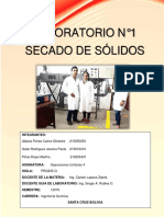 Laboratorio N°1 Secado de Sólidos