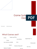 Game System Design'