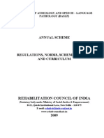 Course of Studies Baslp-Annual09