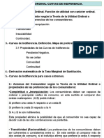 Completitud o Jerarquización Transitividad Insaciabilidad Continuidad