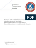 Principios de Contabilidad Generalmente Aceptados en Guatemala