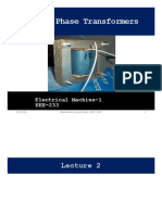 Single Phase Transformers: Electrical Machine-1 EEE-233