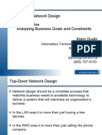 Top-Down Network Design Chapter One Analyzing Business Goals and Constraints Allain Godin