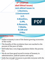 6th Global Ethical Issues