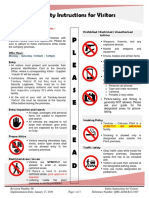 Safety Instructions For Visitors QMS ADM B G 1007