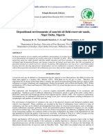 Depositional Environments of Sambis Oil Field Reservoir Sandsniger Delta Nigeria