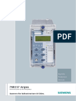 7SR157 Argus Catalogue Sheet