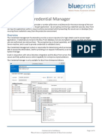 Blue Prism Data Sheet - Credential Manager