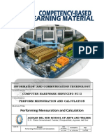 Performing Mensuration and Calculations Common PDF