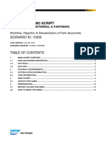 S4HANA Workflow Rejection Park Documents v1.0