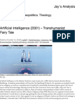 Artificial Intelligence (2001) - Transhumanist Fairy Tale - Jay's Analysis