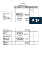 Saint Claire: Training Activity Matrix