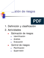 Gestión de Riesgos