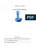 An Instruction Manual: HTSR Series Blowers