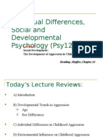 PSY1282 Lec 5 Aggression 07-08 PP HO