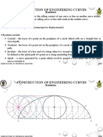 Construction of Engineering Curves: Roulettes