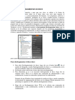 Pasos para Desfragmentar Un Disco