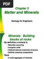 Matter and Minerals: Geology For Engineers