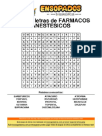 Sopa de Letras de Farmacos Anestesicos