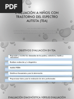 1 Evaluación A Niños Con Trastorno Del Espectro Autista Imprimir PDF