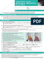 ASCIA Allergic Rhinitis Treatment Plan 2017 PDF