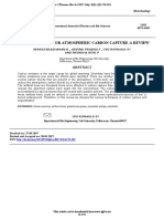 Artificial Trees For Atmospheric Carbon Capture-A Review