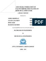 Design and Characterization of Nanoparticle Incorporated Coating in Marine Hull Structure