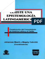 ¿Existe Una Epistemología Latinoamericana PDF