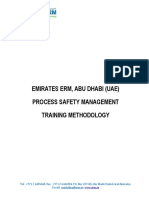 Emirates ERM Abu Dhabi Process Safety Management Training Methodology