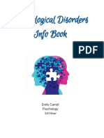 Psychological Disorders Info Book