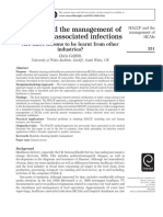 Articulo - HACCP and The Management of Healthcare Associated Infections, Lessons To Be Learnt From Other Industries - 2006