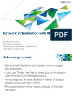 Network Virtualization With Vmware NSX: Scott Lowe, VCDX Engineering Architect Networking & Security Bu, Vmware, Inc