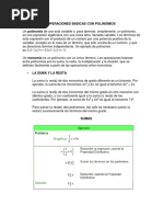 Operaciones Básicas Con Polinomios