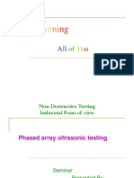 Phased Array Ultrasonic Testing-BLUESTAR