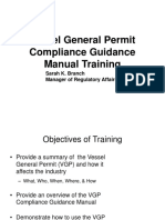 VGP Compliance Guidance Manual Training