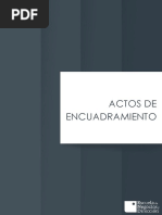 Actos de Encuadramiento