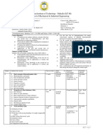 Thermodynamics I Final Course Plan