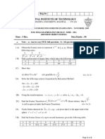 Engg. Mathematics - III (MAT - MME - 201) CS