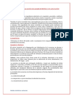 Informe de Evaluación de Jarabe Invertido y Su Aplicación