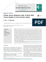 Seismic Energy Dissipation Study of Linear Fluid Viscous Dampers in Steel Structure Design