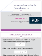 Ejercicios Resueltos Sobre La Circunferencia